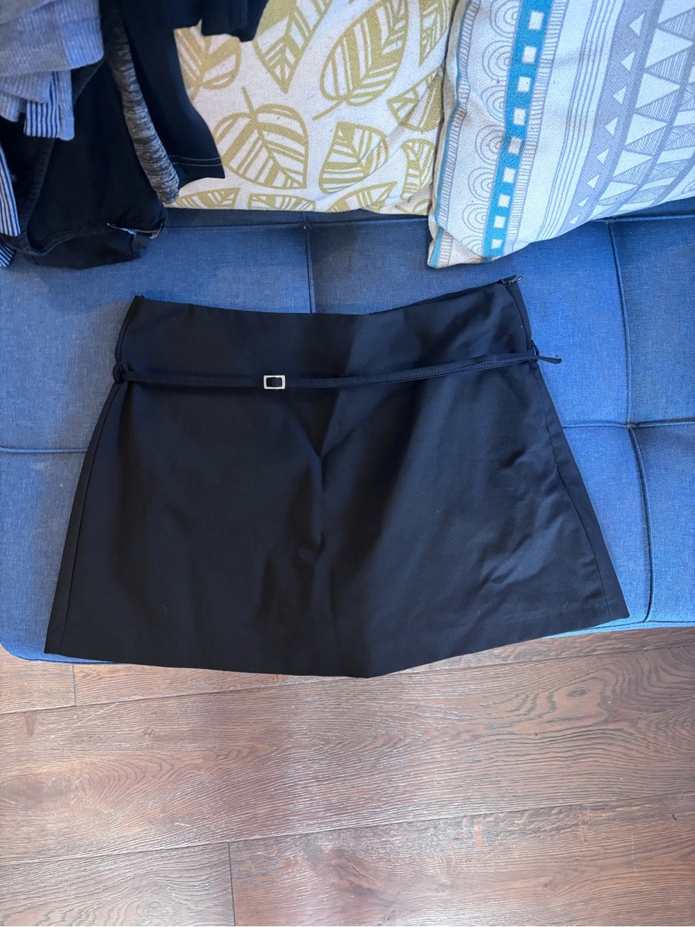 Classic Zara Black A-Line Mini Skirt